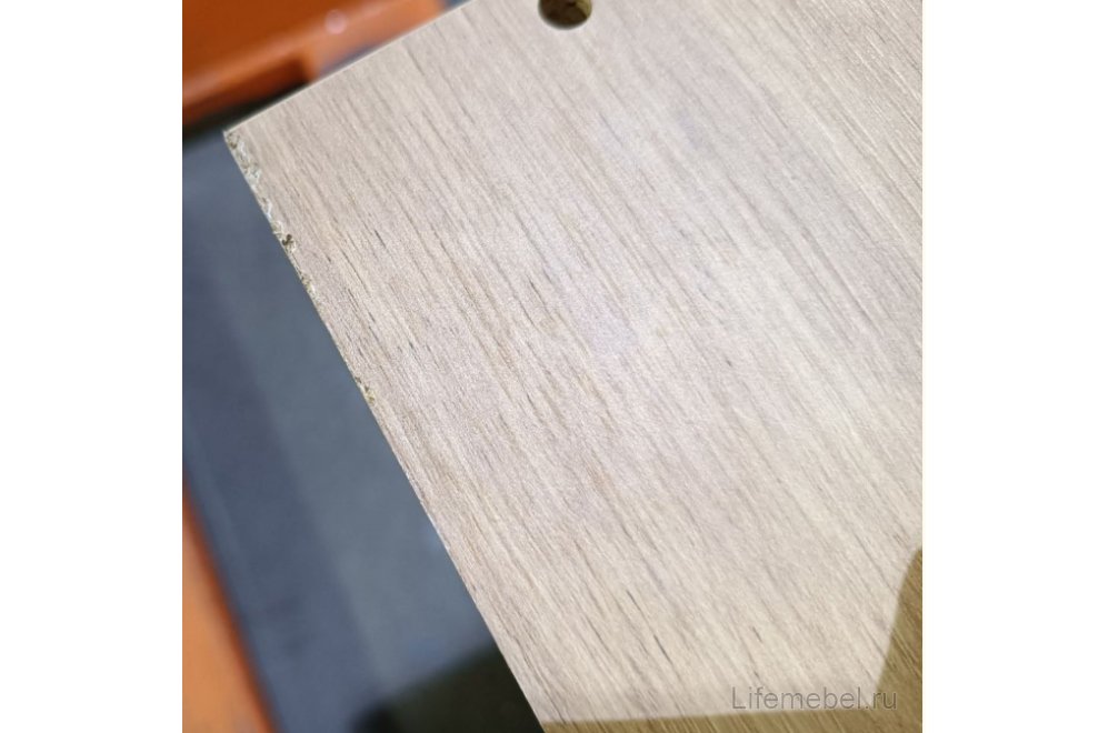 Компьютерный стол Ганор левый дуб вотан / белый  - Уцененный экземпляр