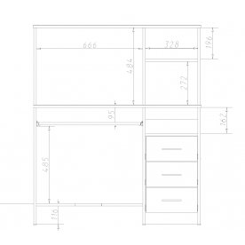 Компьютерный стол Корза