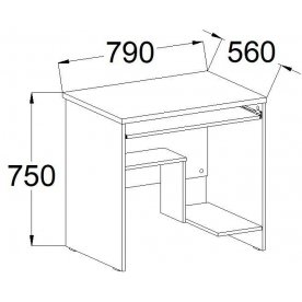 Компьютерный стол КС 15.01.7