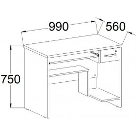 Компьютерный стол КС 16.01.4