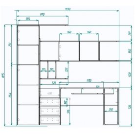 Компьютерный стол Мебелеф-31