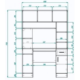 Компьютерный стол Мебелеф-37