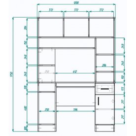 Компьютерный стол Мебелеф-37