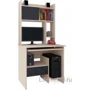 дуб молочный / черный глянец