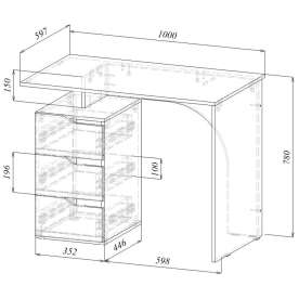 Компьютерный стол Нейт-1