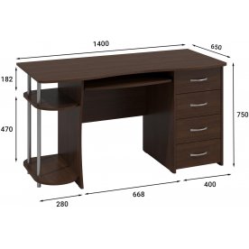 Компьютерный стол С-222БН