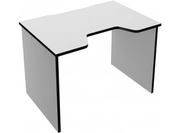 Компьютерный стол С-241 110х75 белый / черный