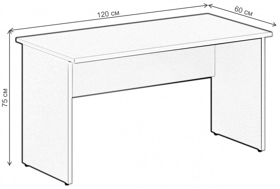 Компьютерный стол SG.401 дуб темный