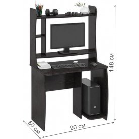 Компьютерный стол Школьник-Люкс (М) венге цаво