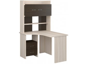Компьютерный стол СКЛ-Угл120+СП-23 карамель / венге