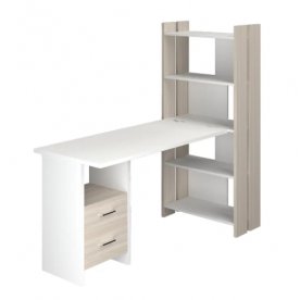 Компьютерный стол со стеллажом СТЛ-ОВ и столешницей 130Прям