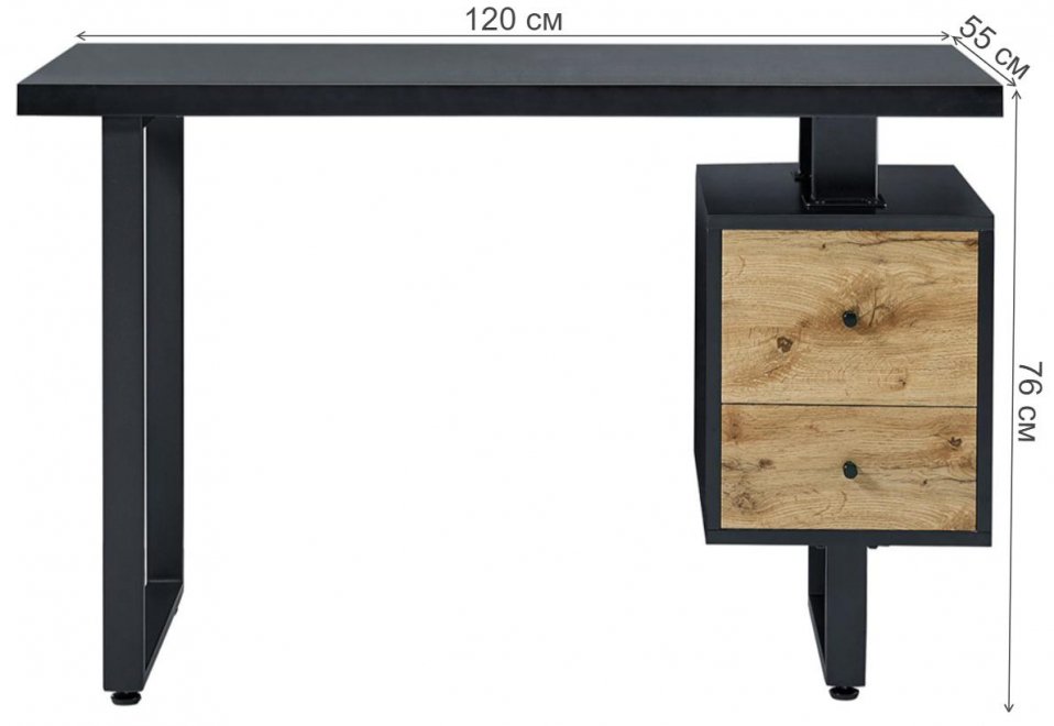 Письменный стол Acco FSD1946 черный