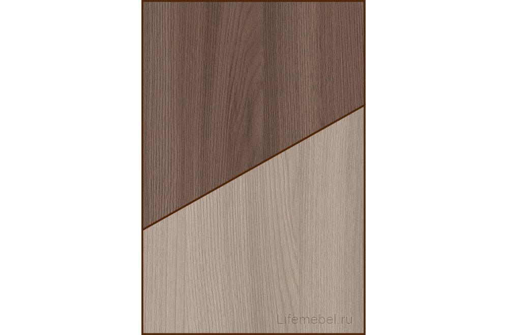 Письменный стол Банга-63 107x75x60 правый ясень темный / ясень светлый