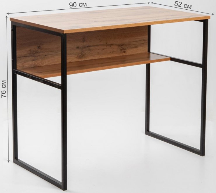 Письменный стол Минден дуб вотан / черный