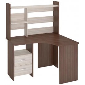 Письменный стол Домино Lite СКЛ-Угл120+НКЛ-120 ШК-Ч правый