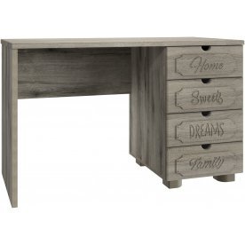 Письменный стол ДримСтар ДС-3 дуб эвок / дуб сонома темный