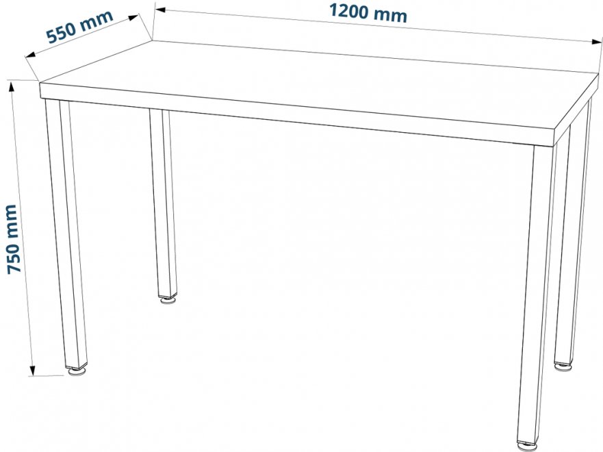 Письменный стол Ингар 120x75 белый
