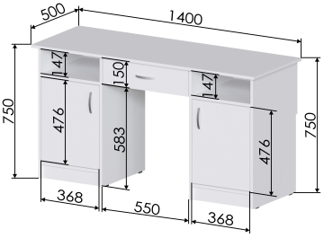 Письменный стол Хит-10