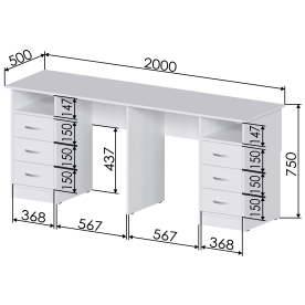 Письменный стол Хит-33