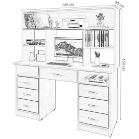 Письменный стол Хит-50