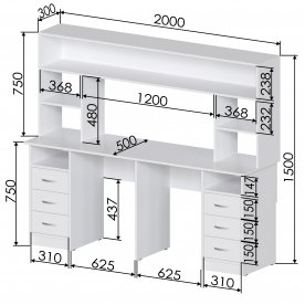 Письменный стол Хит-54