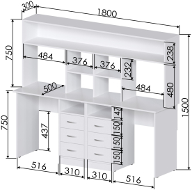 Письменный стол Хит-55
