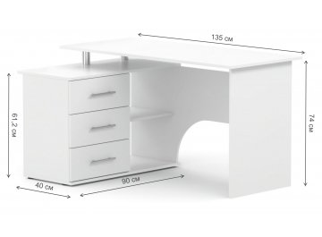 Письменный стол КСТ-09 левый