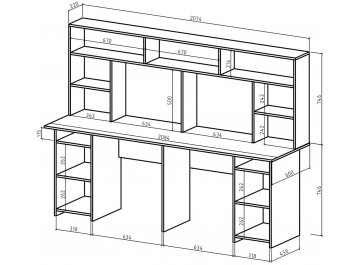 Письменный стол Лайт-12