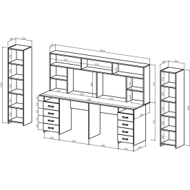 Письменный стол Лайт 15