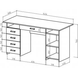 Письменный стол Лайт-8Я