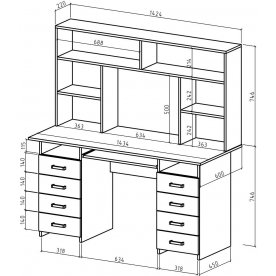 Письменный стол Лайт-9К