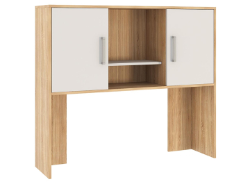 Компьютерный стол Лайт К3 дуб сонома / белый