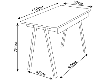 Письменный стол Нобель М