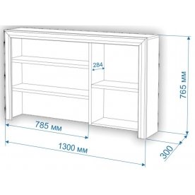 Письменный стол Нобиле СтЯ130+НСт130Д НН
