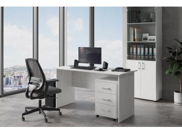 Письменный стол ОФ-113K+ОФ-22 с тумбой