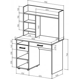 Письменный стол Остин-10Я
