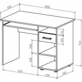 Письменный стол Остин-1