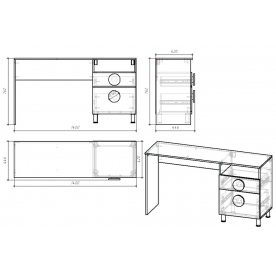 Письменный стол Пакола СП-001