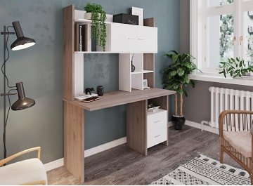 Письменный стол СКЛ-Прям120Р+НКЛХ-120