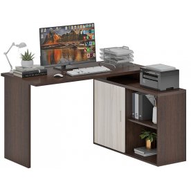 Письменный стол СКЛ-ПРЯМ130+ТБЛ-2