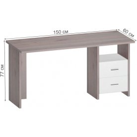 Письменный стол СКЛ-Прям150