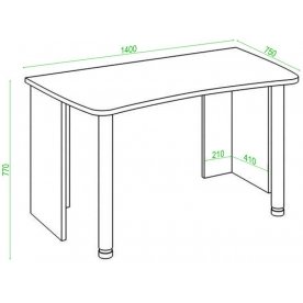 Письменный стол Беланта-Софт140