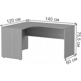 Письменный стол SkyLand IMAGO СА-3Л 1400х1200(600)х755