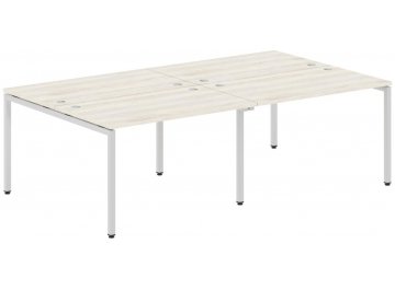 Письменный стол Skyland XTEN-S XWST 1214 1200х1406х750 двухместный сосна эдмонт / алюминий