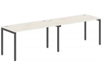 Письменный стол Skyland XTEN-S XWST 3214 3206х1406х750 четырехместный сосна эдмонт / антрацит