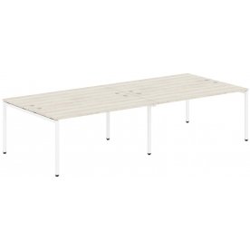Письменный стол Skyland XTEN-S XWST 3214 3206х1406х750 четырехместный