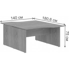 Письменный стол SkyLand XTEN X2CET 149.1 1400х1806х750 двойной