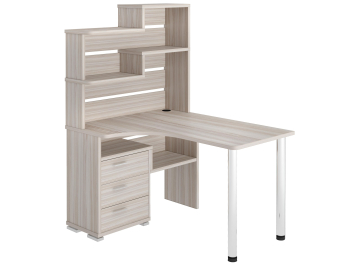 Письменный стол СР-132-130 БЕ-ЛЕВ левый карамель