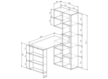 Письменный стол Рикс-25