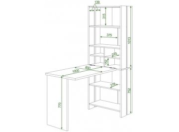 Письменный стол Лоревро-ОВХ